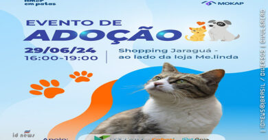 Amor em patas volta ao Shopping Jaraguá para novo evento de adoção de pets