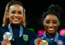 Simone Biles rasga elogios a Rebeca Andrade, no TikTok, antes da final do salto