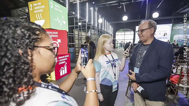 G20: estudantes da rede estadual atuam como repórteres