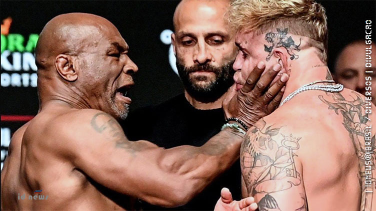 Mike Tyson dá tapa na cara de Jake Paul, que esbraveja: ‘Ele deve morrer’