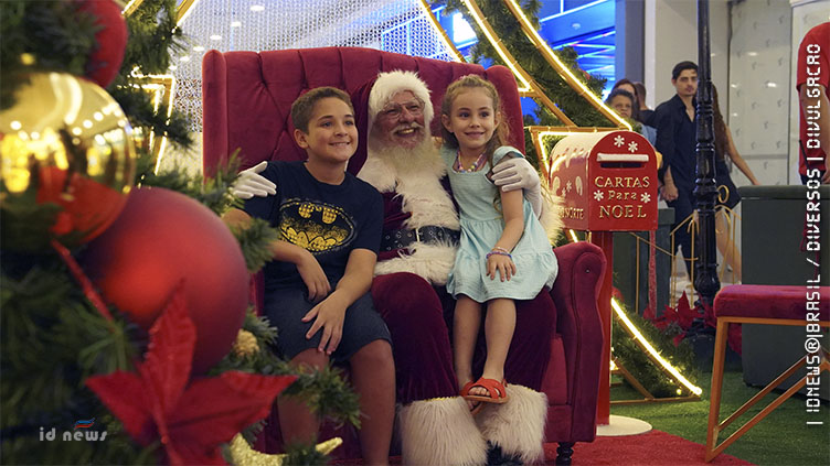 No Shopping Jaraguá, Papai Noel atendeu a cerca de 3 mil crianças em menos de uma semana