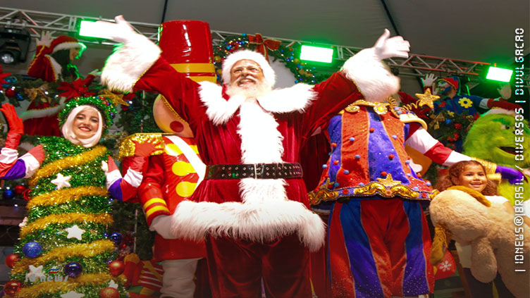 Papai Noel chega ao Shopping Jaraguá no próximo sábado cercado por magia