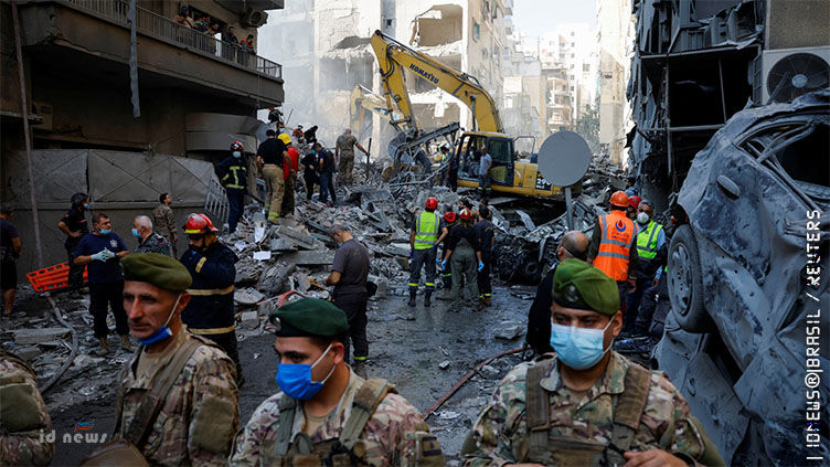 “Pó e destruição”. As imagens do ataque de Israel em Beirute