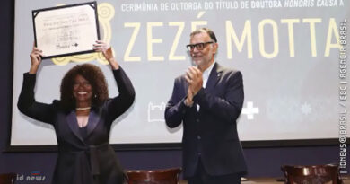 Zezé Motta recebe título de Doutora Honoris Causa da Fiocruz