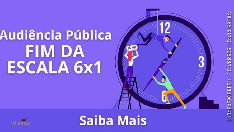 Proposta de fim da jornada de trabalho 6×1 será debatida em audiência na Câmara