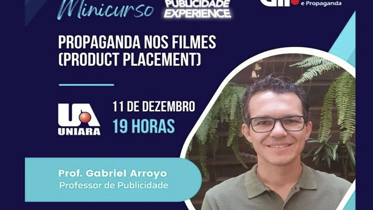 Publicidade e Propaganda da Uniara promove minicurso sobre Product Placement