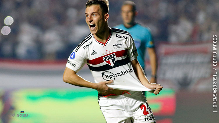 Santos ajusta detalhes com São Paulo e fica perto de ter meia Galoppo por empréstimo